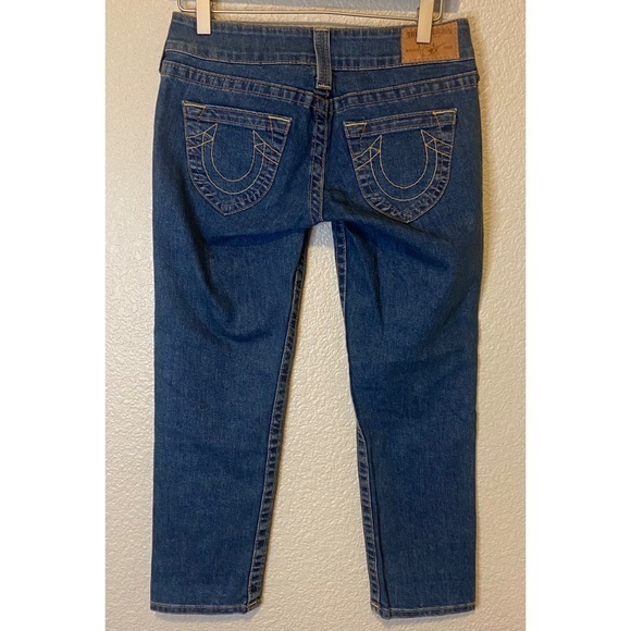 True Religion Straight Leg Ankle Jeans Size 26‎ - Picture 3 of 6